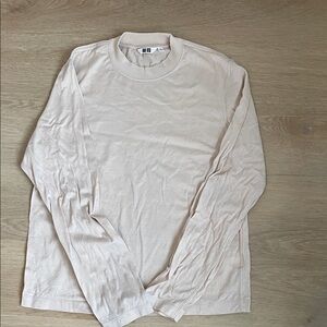 Uniqlo U Lemaire Women's Cream Small Long Sleeve Tee